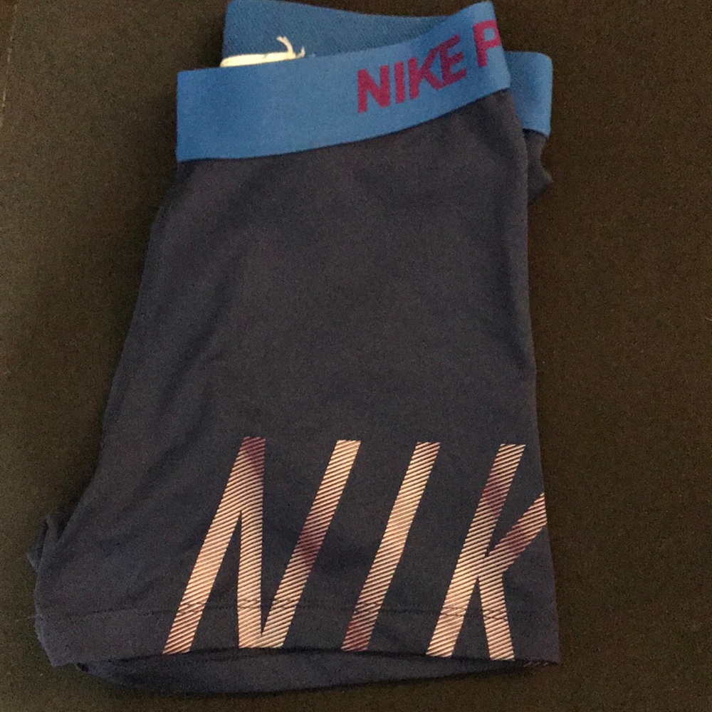 Blue Nike Dri Fit Shorts
